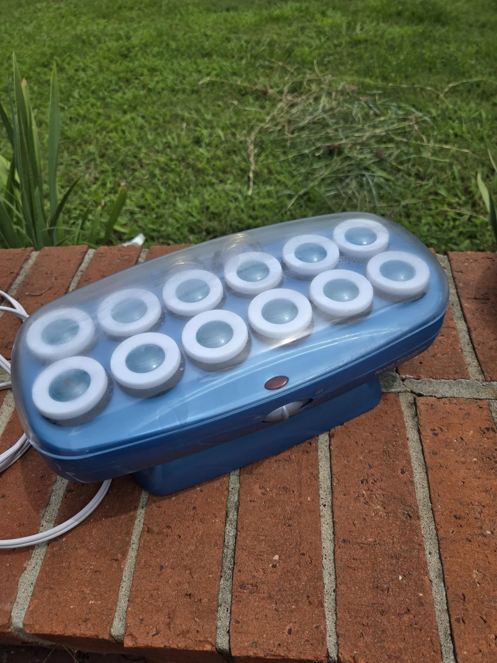 Blue Nano Titanium Hot Roller Set for Women